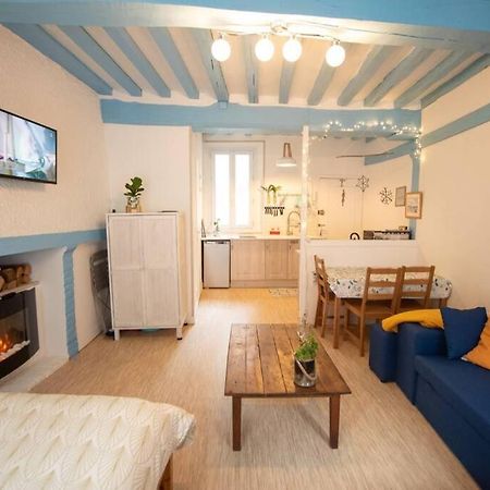 Blue Appartment With A Fireplace Dieppe Exterior foto